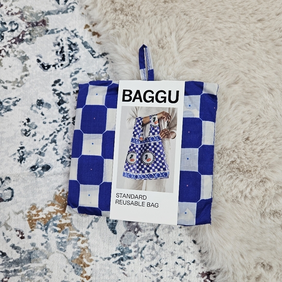BAGGU Handbags - Baggu Standard Reusable Bag Cherry Tile